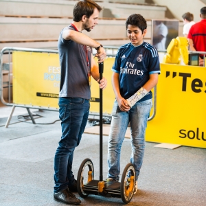 Formez-vous à l'utilisation d'un gyropode sur le Festival Robotique de Cachan