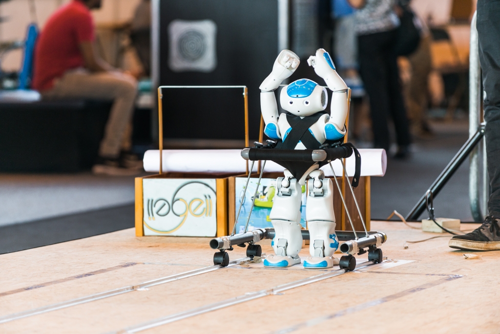 Festival Robotique de Cachan 2016 - Nao est prêt à courir